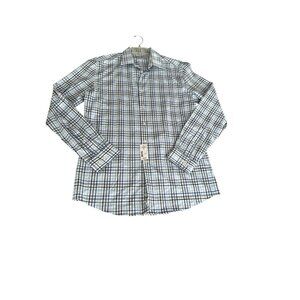 John Bartlett Slim Fit Dress Shirt 15.5 34/35  Striped Performance Stretch NWT